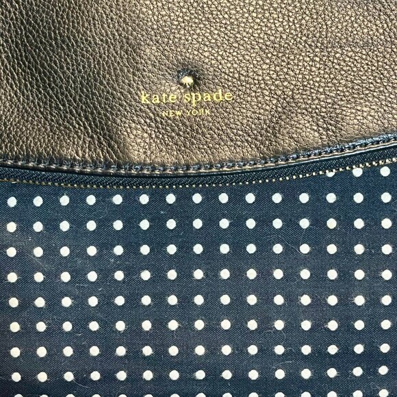 Kate Spade Cobble Hill Little Minka Dot Black Leather Convertible Crossbody Bag - Picture 14 of 14